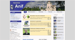 Desktop Screenshot of anif.gv.at